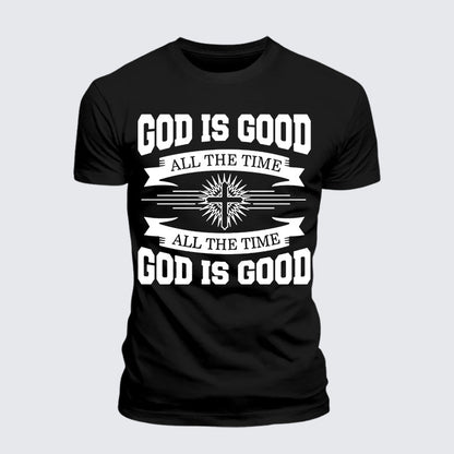 Luxe Mercerized Cotton Tee - God Is Good All The Time