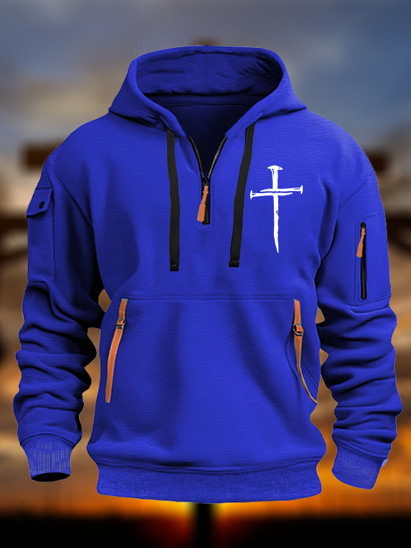 Faith Cross Jesus God Christian Zipper Hoodies