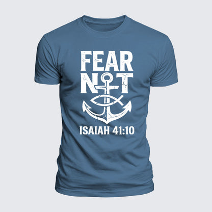 Luxe Mercerized Cotton Tee - Fear Not Isaiah 41:10