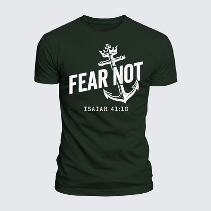 Luxe Mercerized Cotton Tee - Fear Not Isaiah 41:10