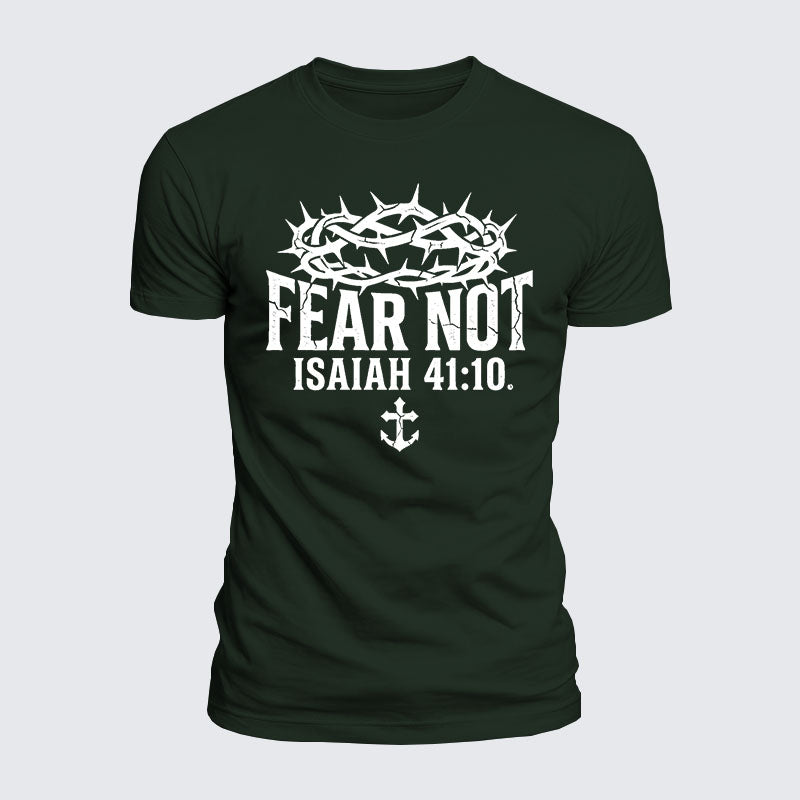 Luxe Mercerized Cotton Tee - Fear Not Isaiah 41:10