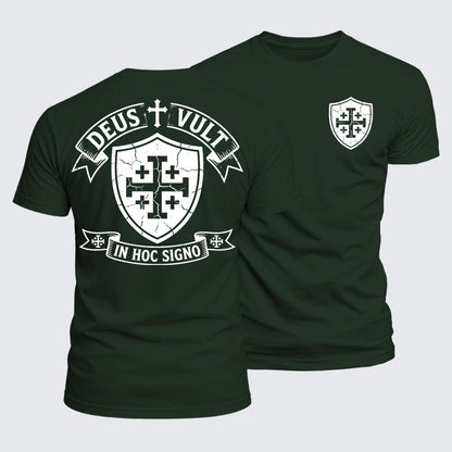 Luxe Mercerized Cotton Tee - Deus Vult
