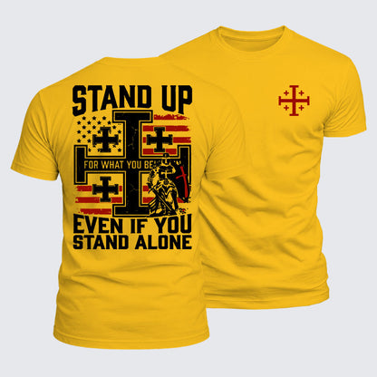 Luxe Mercerized Cotton Tee - Stand Up For What You Believe