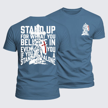 Luxe Mercerized Cotton Tee - Stand Up For What You Believe