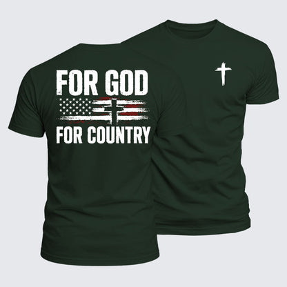 Luxe Mercerized Cotton Tee - For God For Country