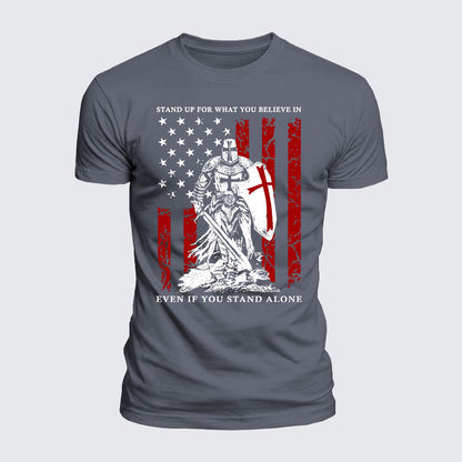 Luxe Mercerized Cotton Tee -  Stand Up For What You Believe