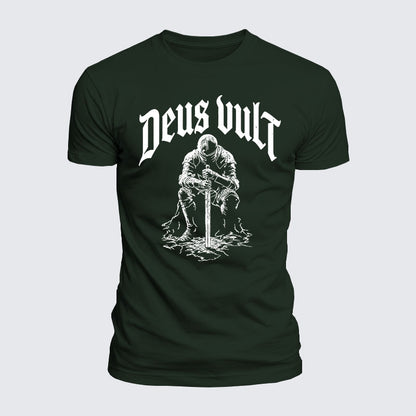 Luxe Mercerized Cotton Tee - Deus Vult