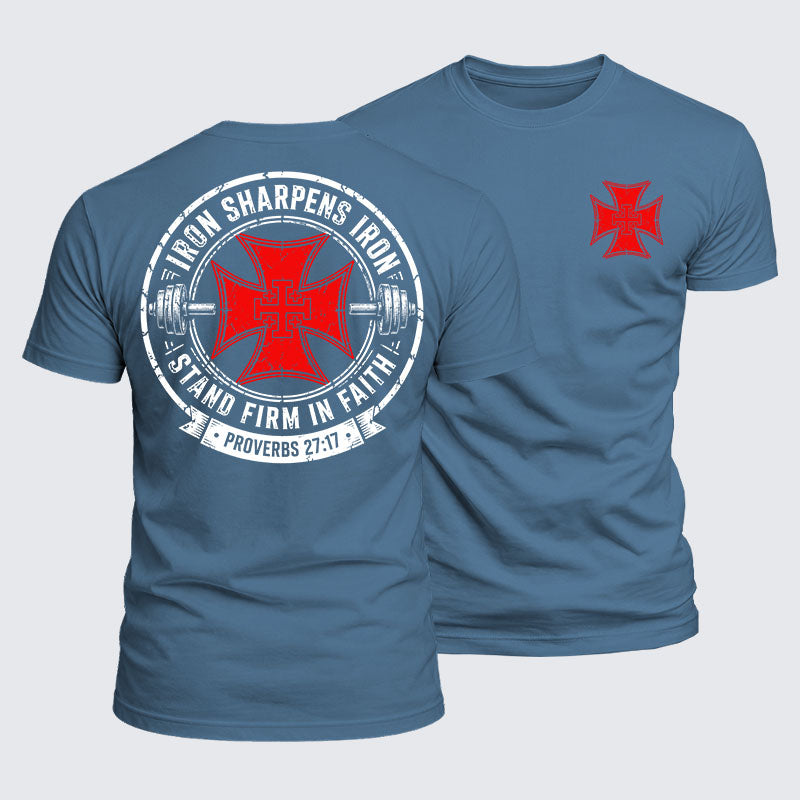 Luxe Mercerized Cotton Tee -  Iron Sharpens Iron