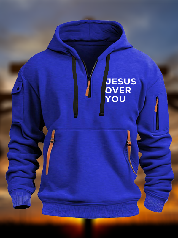 Jesus Over You Jesus God Christian Zipper Hoodies