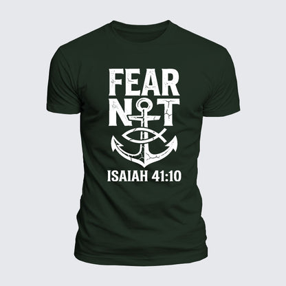 Luxe Mercerized Cotton Tee - Fear Not Isaiah 41:10