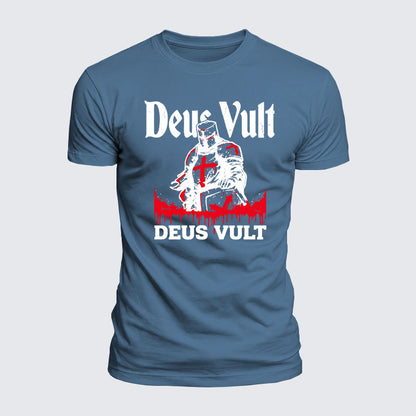 Luxe Mercerized Cotton Tee - Deus Vult