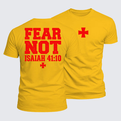 Luxe Mercerized Cotton Tee - Fear Not Isaiah 41:10