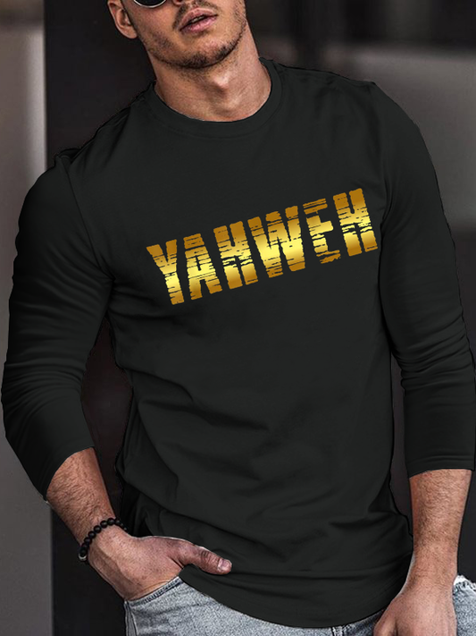 Yahweh Shirt Hebrew Israelite Judah Yah YHVH Elohim Yahuwah Long Sleeve T-Shirt