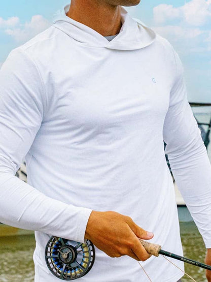 Men's Outdoor Sun Protection Cool Hooded Sun Protection Long Sleeve Top