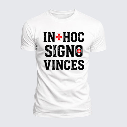 Luxe Mercerized Cotton Tee - In Hoc Signo Vinces