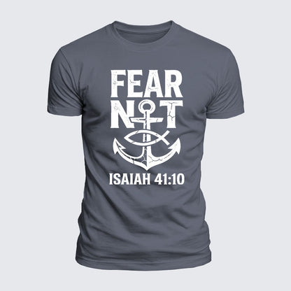 Luxe Mercerized Cotton Tee - Fear Not Isaiah 41:10