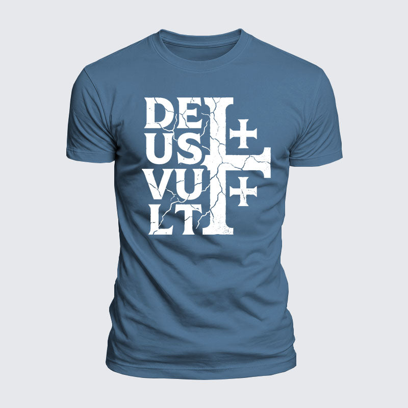 Luxe Mercerized Cotton Tee - Deus Vult