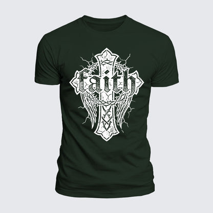 Luxe Mercerized Cotton Tee - Faith