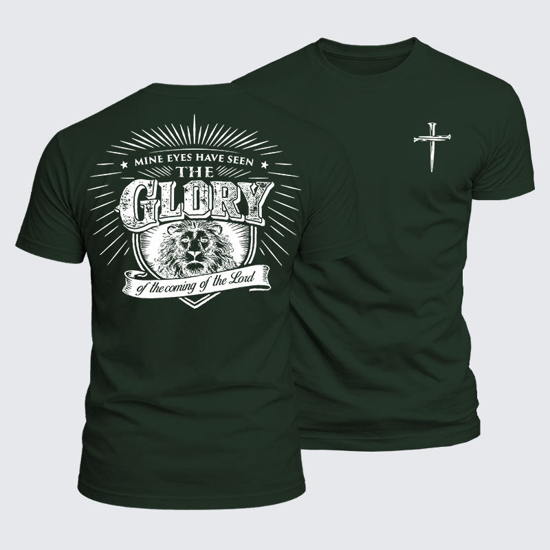 Luxe Mercerized Cotton Tee - Mine Eyes Have Seen The Glory