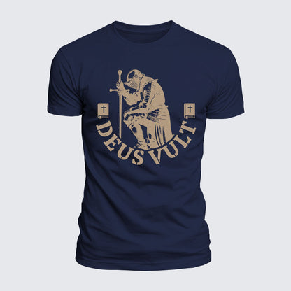 Luxe Mercerized Cotton Tee - Deus Vult