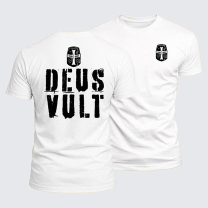 Luxe Mercerized Cotton Tee - Deus Vult