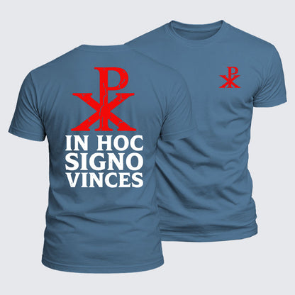 Luxe Mercerized Cotton Tee - In Hoc Signo Vinces