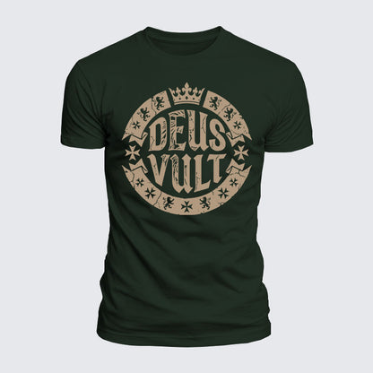 Luxe Mercerized Cotton Tee - Deus Vult