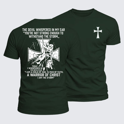 Luxe Mercerized Cotton Tee -  The Devil Whispered in My Ear