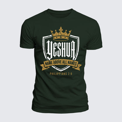 Luxe Mercerized Cotton Tee -  Yeshua Name Above All Names