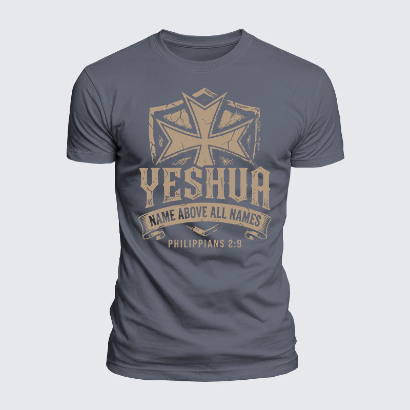 Luxe Mercerized Cotton Tee -  Yeshua Name Above All Names
