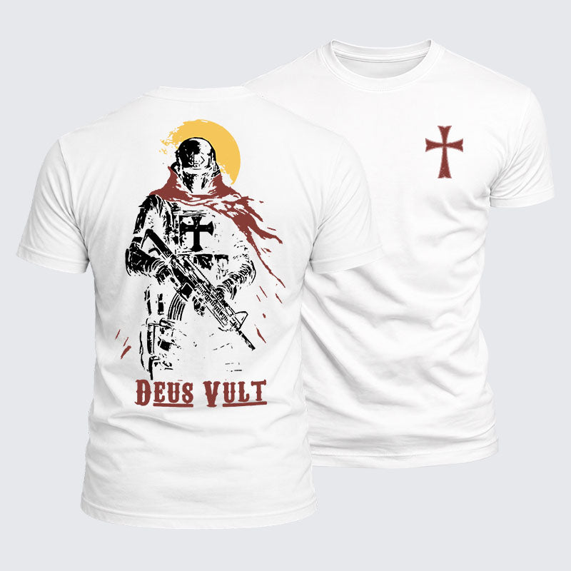 Luxe Mercerized Cotton Tee -  Deus Vult