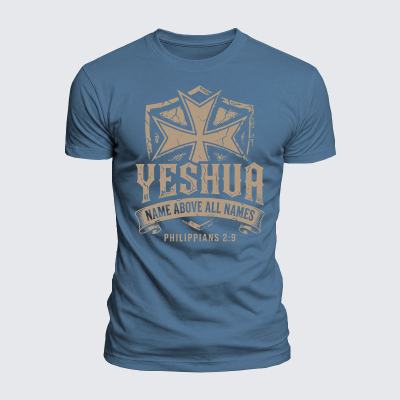 Luxe Mercerized Cotton Tee -  Yeshua Name Above All Names