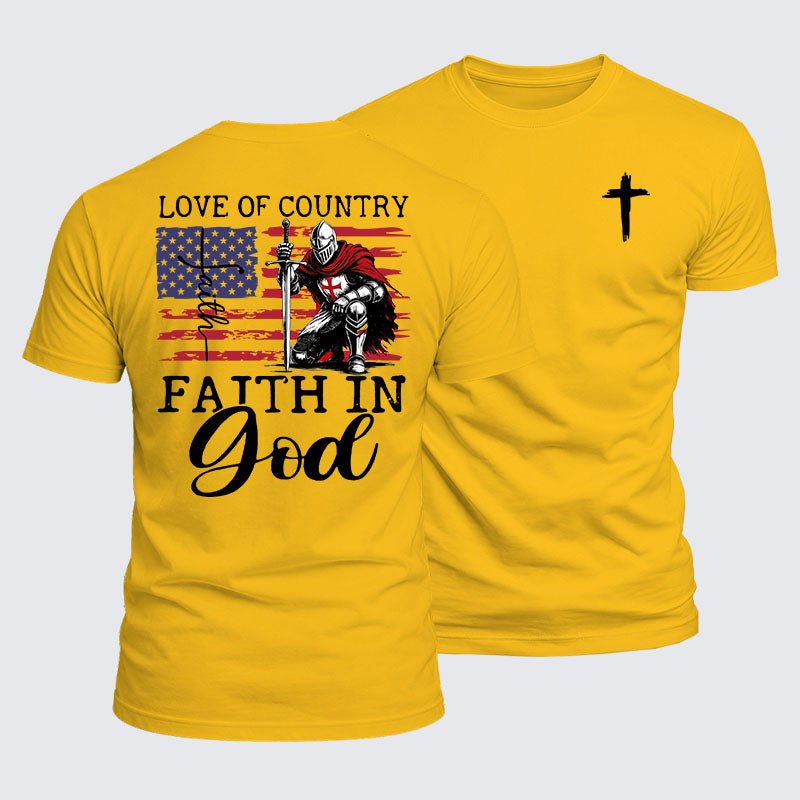 Luxe Mercerized Cotton Tee - Faith In God