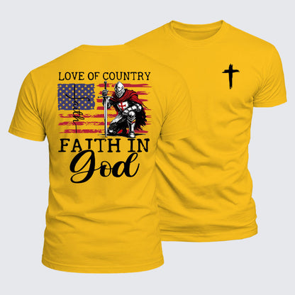 Luxe Mercerized Cotton Tee - Faith In God
