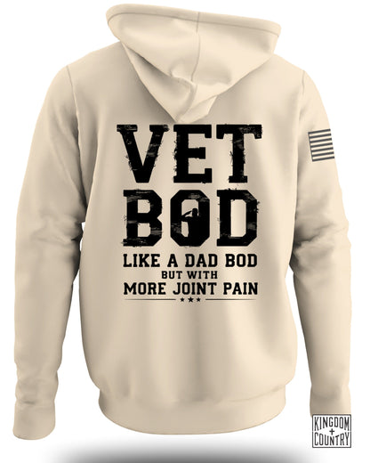 Vet Bod Like Dad Bod Hoodie (Back)