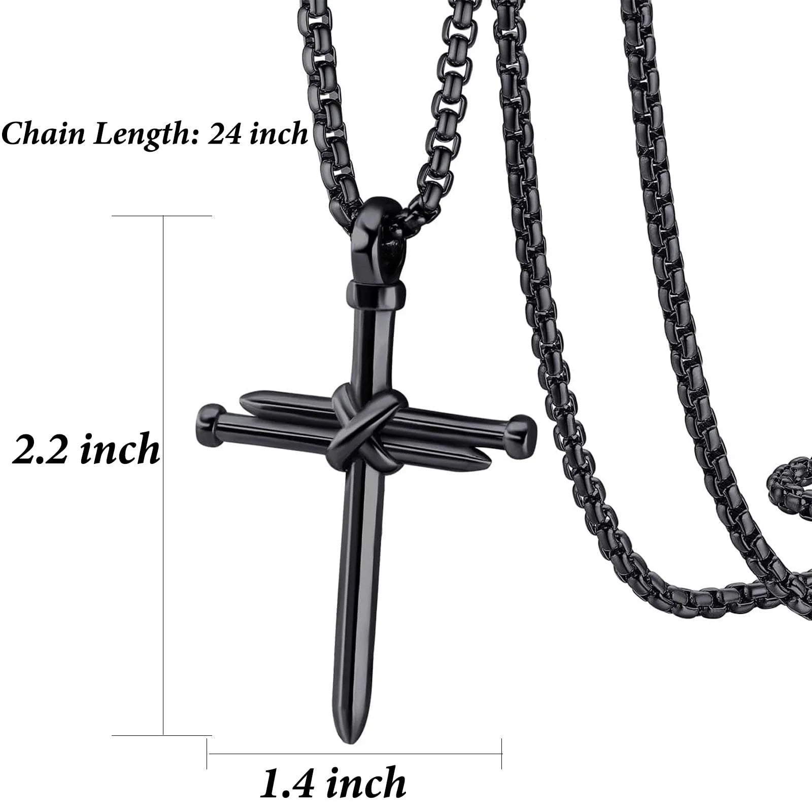 Joshua 19 Cross Necklace