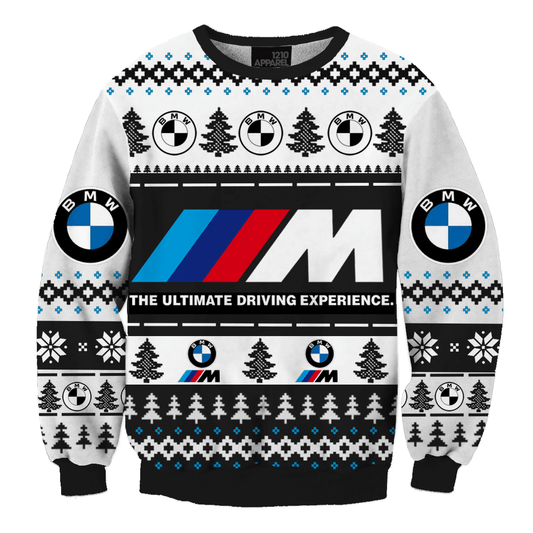 Unisex Racing Car Ugly Christmas Sweater Christmas Gift