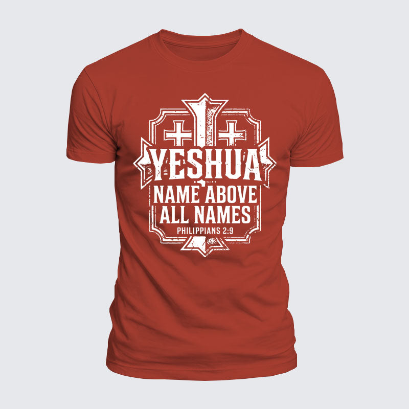 Luxe Mercerized Cotton Tee -  Yeshua Name Above All Names