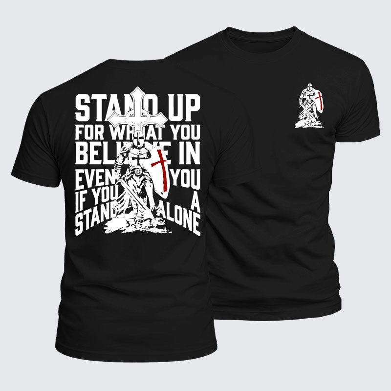 Luxe Mercerized Cotton Tee - Stand Up For What You Believe
