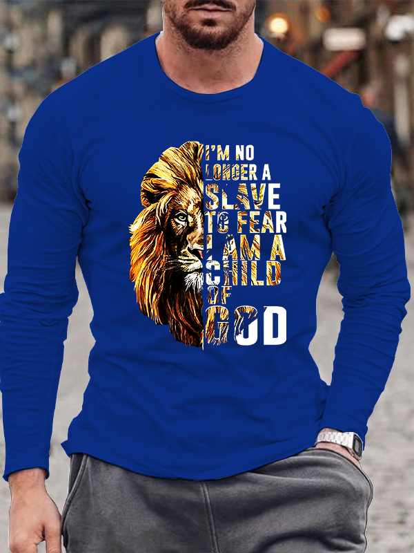 I'm No Longer A Slave To Fear I Am A Child Of God Long Sleeve T-Shirt