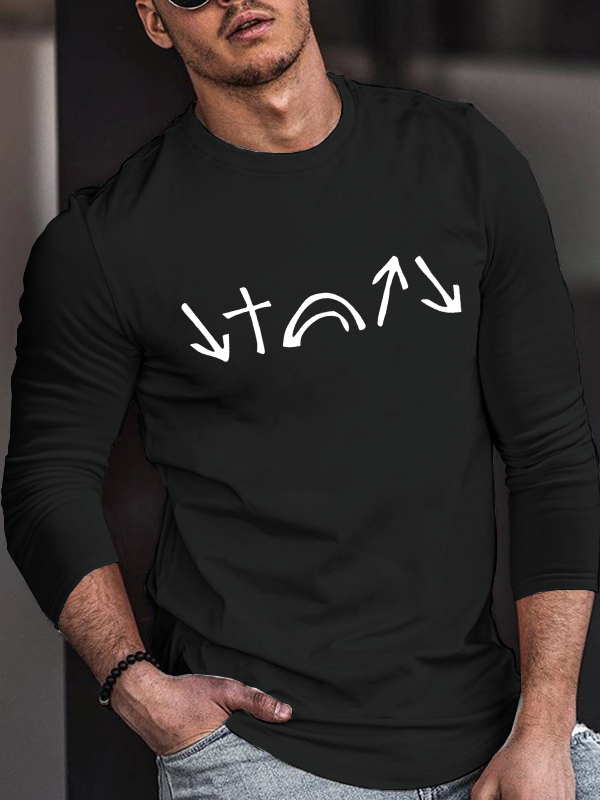 He came, he died, he rose again, he ascended, he is coming again  Cotton Long Sleeve T-Shirt