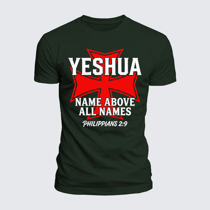 Luxe Mercerized Cotton Tee -  Yeshua Name Above All Names