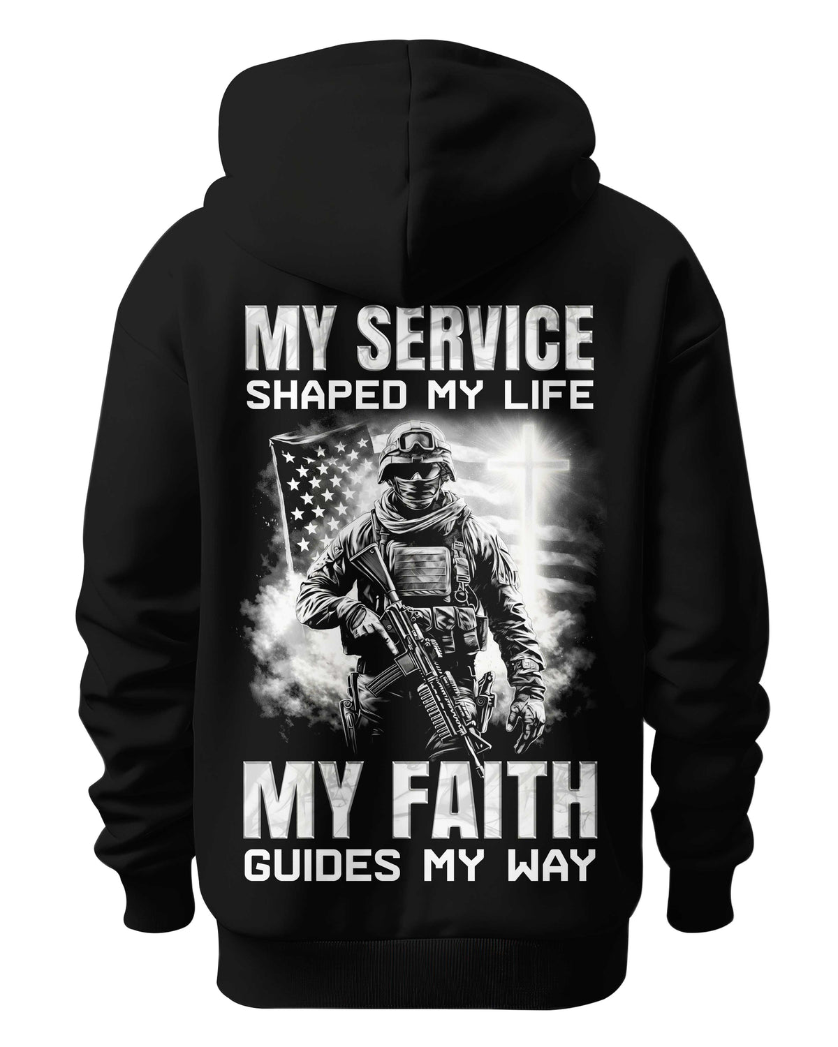 My Service Shaped My Life My Faith Guides My Way Hoodie