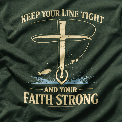 Keep Your Line Tight And Your Faith Strong T-Shirt