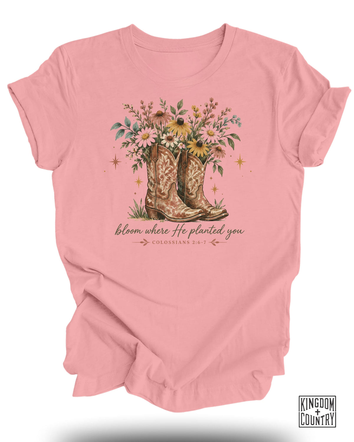 Bloom Where He Planted You T-Shirt