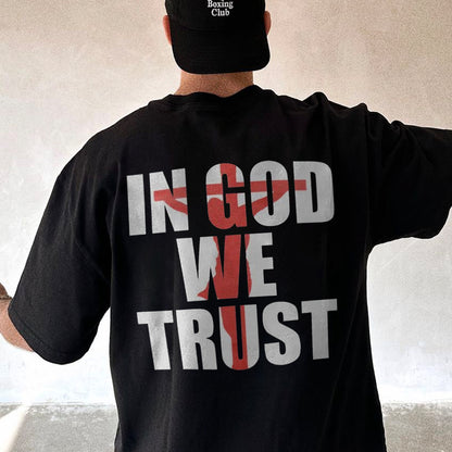 In God We Trust Printed Men's T-shirt