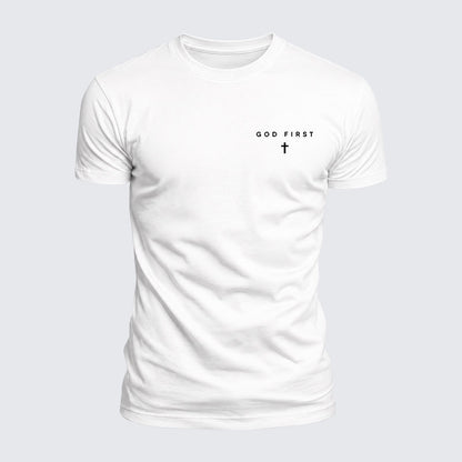 Luxe Mercerized Cotton Tee - God First