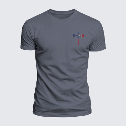 Luxe Mercerized Cotton Tee - God Bless America