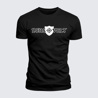 Luxe Mercerized Cotton Tee - Deus Vult