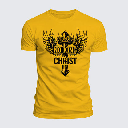 Luxe Mercerized Cotton Tee - No King But Christ
